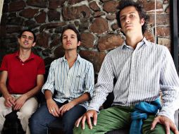 Alex Jenne, Rafael Sánchez  y Santiago Cumplido. ESPECIAL  /