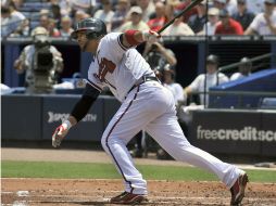 El shortstop venezolano, Álex González, fue adquirido de Toronto el 14 de julio por los Bravos de Atlanta. AP  /