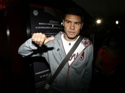 Salida del futbolista mexicano Pablo Barrera rumbo a Inglaterra. JAMMEDIA  /