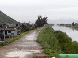 Aspecto del canal La Compañía cuyo afluente, continúa creciendo durante esta temporada de lluvias. EL UNIVERSAL  /
