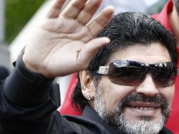 Maradona condicionó la extensión de su contrato a  que también continúen sus colaboradores. REUTERS  /