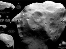 Ejemplos de asteroides y cometas visitados por naves espaciales. NASA  /