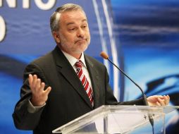 Emilio urgió a los diputados a autorizar la liberación de recursos para edificar la planta de tratamiento en Agua Prieta. A. CAMACHO  /