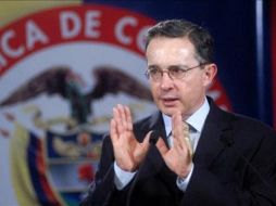 El presidente de Colombia, Álvaro Uribe. ESPECIAL  /