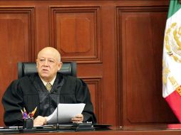 El presidente del Alto Tribunal, Guillermo Ortiz, afirmó que en medio de la difícil situación, “México anhela vivir en paz”. NTX  /