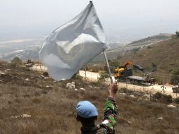 La frontera de Líbano es vigilada por tropas de paz de la ONU. AP  /