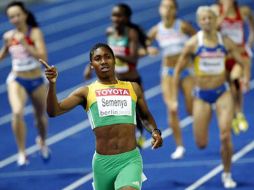 Caster Semenya de 19 años es campeona mundial de los 800 metros. ESPECIAL  /