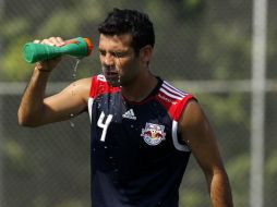 Rafael Márquez durante su primer entrenamiento con los Red Bulls. REUTERS  /