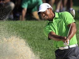 Tiger Woods durante la tercera rueda del torneo de golf de Bridgestone. AP  /