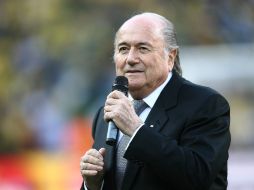Joseph Blatter presidente de la FIFA. JAMMEDIA  /