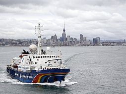 El objetivo del viaje del barco 'Esperanza' es llamar la atención sobre una práctica altamente peligrosa. ESPECIAL  /