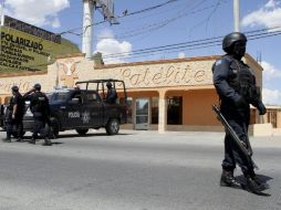 Agentes federales en Ciudad Juárez. EFE  /