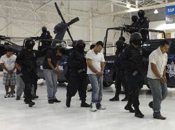 Los cinco sujetos pertenecen a la organización criminal “La Línea”, brazo armado del cartel del Golfo. EFE  /