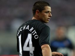 Javier Chicharito Hernández lucirá el mismo número en la Liga. MEXSPORT  /
