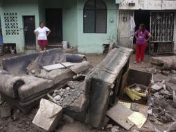 El huracán “Alex” dejó desastre por inundaciones en varios estados del norte el país, entre ellos Coahuila. AFP  /