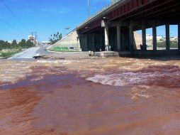 Aspecto del Río Nazas, a su paso por la zona urbana de Torreón, Coahuila. NTX  /