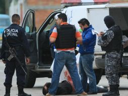 Imagen de la primer escena de estos violentos hechos. O. RUVALCABA  /