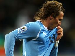 El delantero Diego Forlán es la actual figura del futbol uruguayo. GETTY IMAGES SPORT  /
