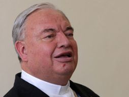 El cardenal Juan Sandoval Iñíguez estuvo ayer en Aguascalientes con motivo de la Romería de la Virgen de la Asunción.  A. CAMACHO  /