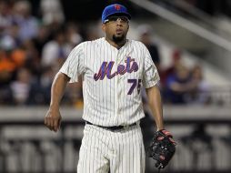 El cerrador de los Mets, Francisco Rodríguez, se lesionó un ligamento de su mano de lanzar. AFP  /