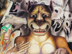 F. Santiago. Sin título, óleo sobre lino, 2005  /