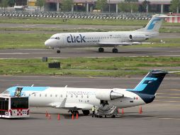 La operación de las tres aerolíneas de Grupo Mexicana se verá afectada. NTX  /