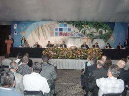 José Ramón Ardavín, subdirector de Agua Potable de la Conagua, asistió a  la segunda reunión del Foro Modelo de Agua Jalisco. ESPECIAL  /