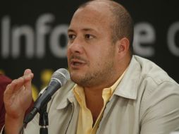 Enrique Alfaro Ramírez, se dijo a favor de la despolitización del agua. M. FREYRIA  /