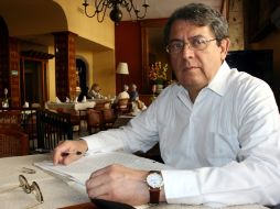 Carlos Montemayor en 2007, en un hotel de la Zona Centro de Guadalajara. A. GARCÍA  /