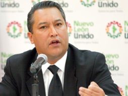 José Francisco Blake Mora, secretario de Gobernación, acudió a Monterrey con el fin de apoyar a las autoridades locales. NTX  /