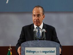 El Presidente se reunió con legisladores del PAN, donde les les pidió cabildear en la Cámara de Diputados. AP  /