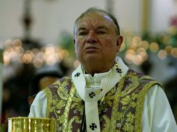 El cardenal, Juan Sandoval Iñiguez, asegura que no se retractará de las declaraciones que hizo contra Marcelo Ebrard. E. BARRERA  /