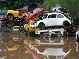 Las fuertes lluvias que se han registrado en los últimos días en el Sur del país han provocado fuertes inundaciones. EL UNIVERSAL  /