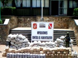 El peso total de las drogas decomisadas fue de dos toneladas con 61 kilogramos. INFORMADOR ARCHIVO  /