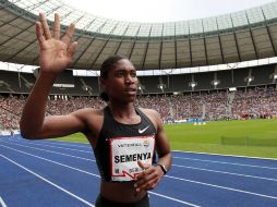 Caster Semenya festeja después de ganar en Berlín. REUTERS  /