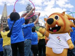 Aspecto de un primer evento masivo, en busca de voluntarios para la organización de los Panamericanos. ARCHIVO  /