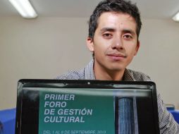 Rafael Paredes, director de Abarrotera Mexicana y coordinador del Primer Foro de Gestión Cultural.E.PACHECO  /