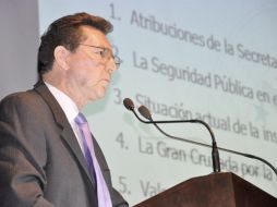 El secretario ejecutivo de Seguridad Pública de Sonora, Ernesto Munro Palacio. ESPECIAL  /