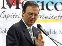 Marcelo Ebrard, jefe de gobierno del Distrito Federal. EL UNIVERSAL  /