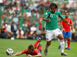 Giovani dos Santos es uno de los jóvenes delanteros de la Selección Mexicana. MEXSPORT  /
