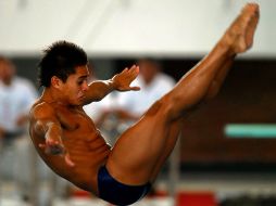 El jalisciense se adjudicó la medalla de oro en el Campeonato Mundial Juvenil de Clavados. JAMMEDIA  /