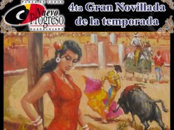 En la Plaza Nuevo Progreso se festejará la cuarta novillada de la temporada. ESPECIAL  /
