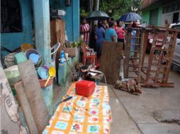 Más de medio centenar de viviendas resultaron inundadas en la comunidad de El Ocotito y Buena Vista en Guerrero. NTX  /