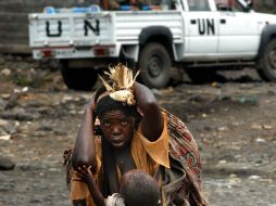 Mujer en El Congo . AP  /