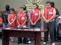 Presuntos delincuentes. Notimex  /