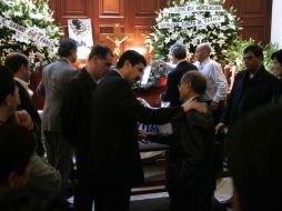 Funeral del diputado Guillermo Zavaleta Rojas, fallecido ayer en un accidente aéreo. EL UNIVERSAL  /