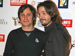 Nuevamente juntos. Gael García y Diego Luna serán parte del equipo de narradores del documental Héroes de carne y hueso.ELUNIVERSAL  /