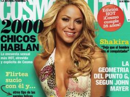 La colombiana posó para la lente de la revista Cosmopolitan. ESPECIAL  /