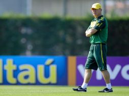 Menezes durante un entrenamiento con la Selección brasileña. AFP  /