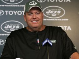 El entrenador de los Jets de Nueva York, Rex Ryan confía en que su equipo se corone en el Super Bowl. AP  /